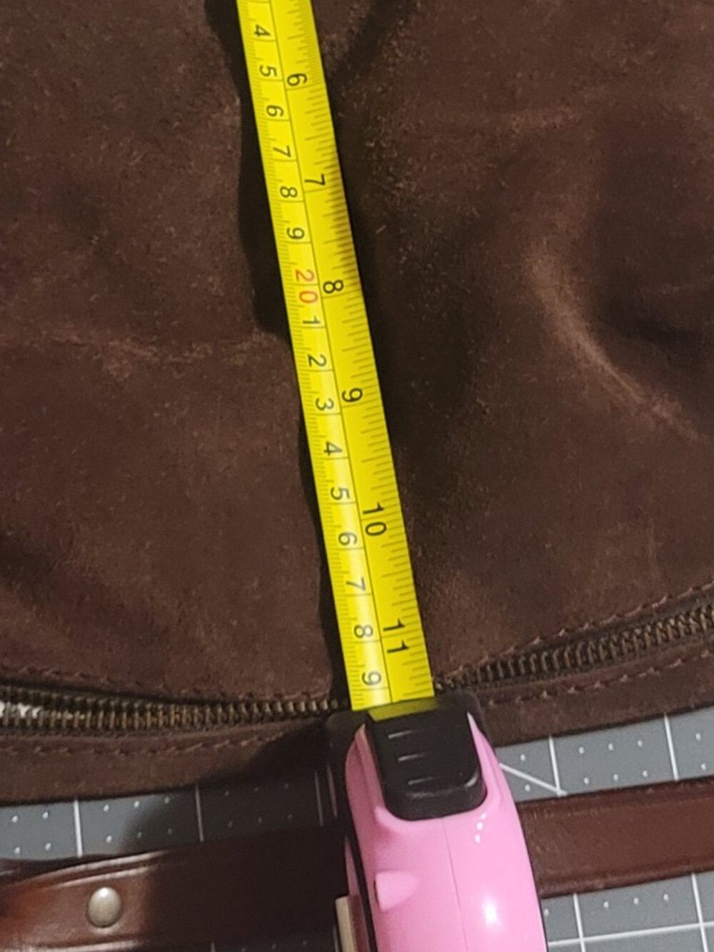 Vintage GAP Real Suede Shoulder Bag with Braided Leather Handle Discontinued Y2K - Picture 7 of 9